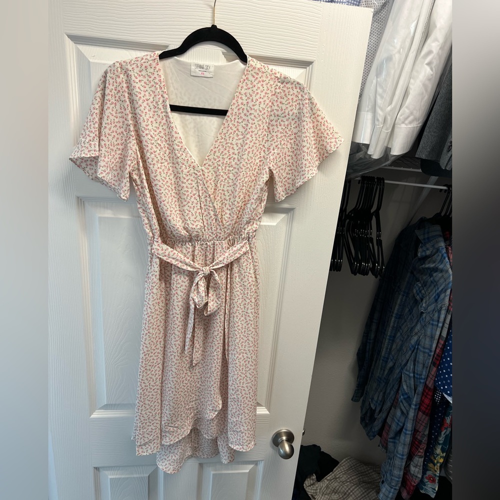 Sienna sky pink floral dress